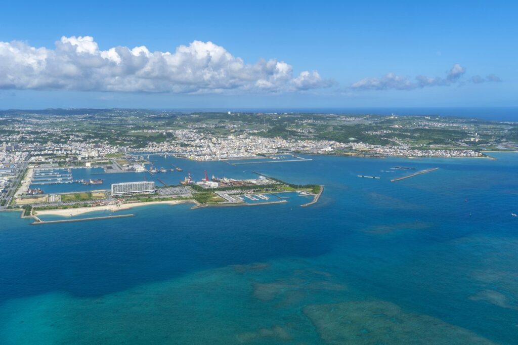 沖縄南部の漁港風景（イメージ）