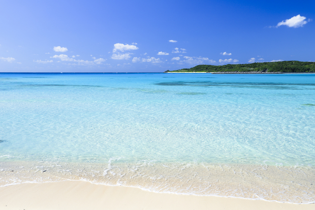 沖縄伊平屋島の米崎ビーチ